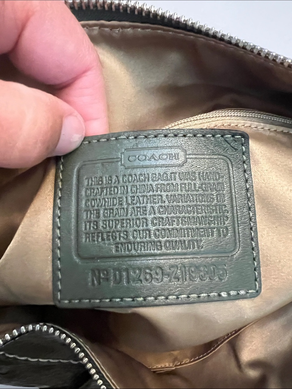 COACH CLASSIC GREEN PATENT LEATHER HOBO BAG PURSE NEW WITH TAGS - Picture 10 of 16